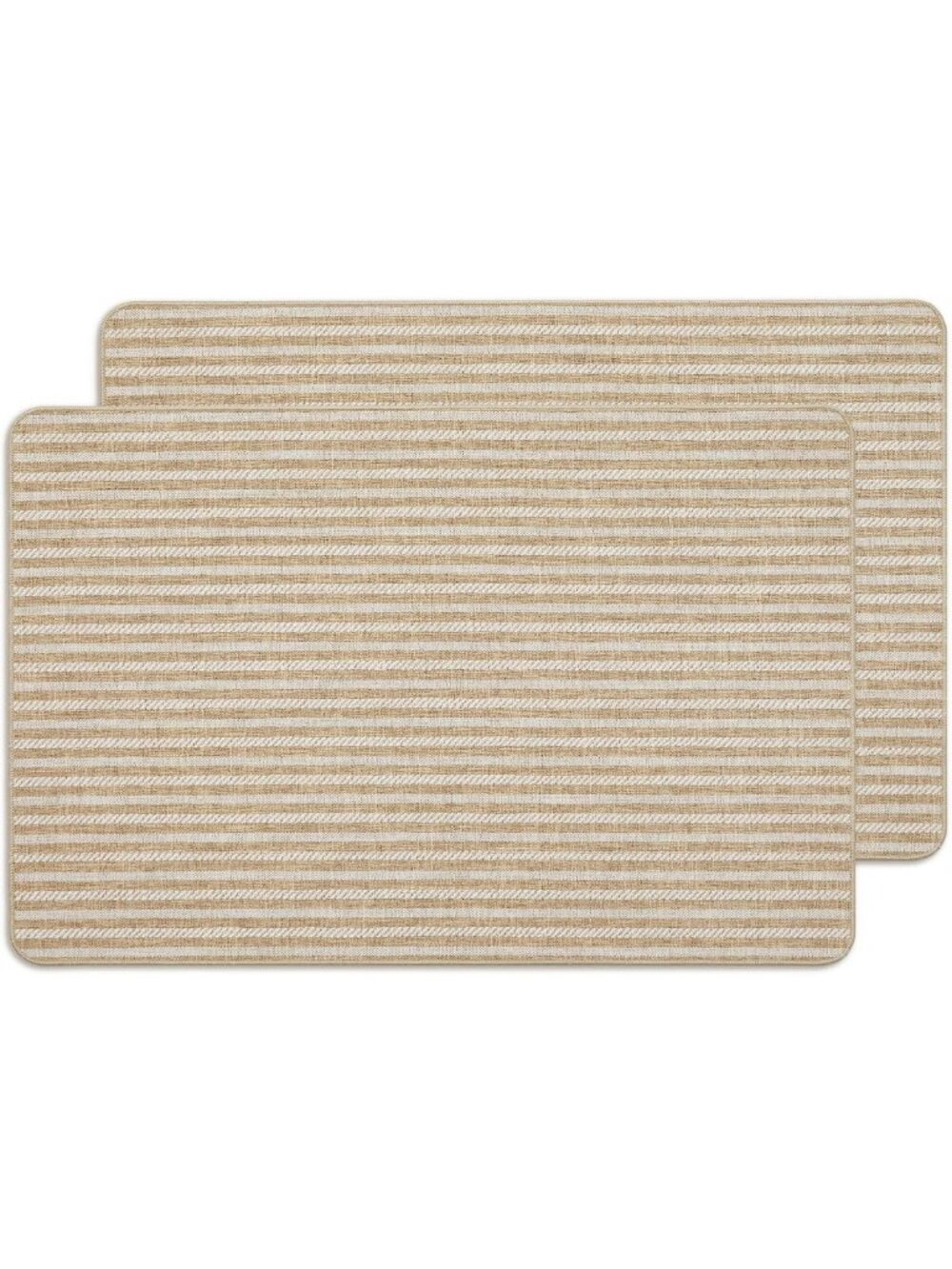 Pet-Friendly Indoor Door Mats 2-Pack - Machine Washable Muddy Paws Rugs, 2'x3'